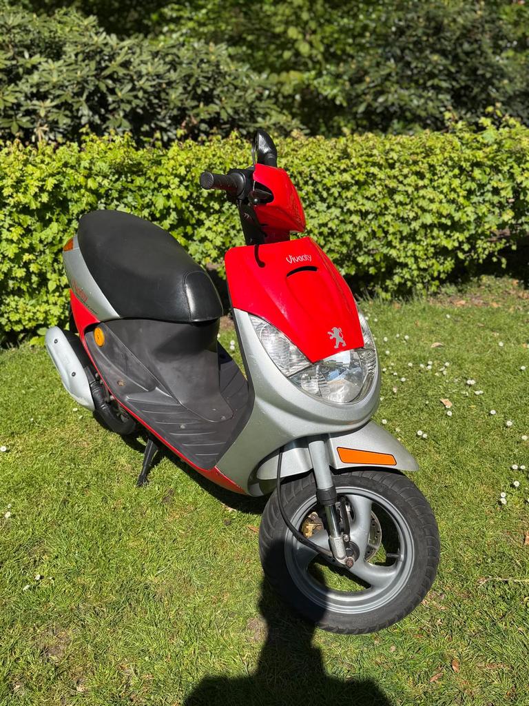 Peugeot Vivacity Sportline, geel kenteken, Ophalen, Tweetakt, Gebruikt, Maximaal 45 km/u