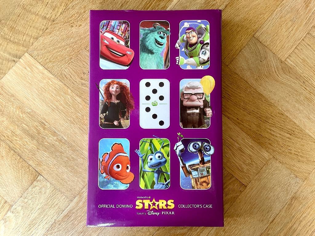 Disney Pixar Stars Domino Stenen van Woolworths in map, Ophalen of Verzenden, Overige figuren, Zo goed als nieuw, Beeldje of Figuurtje