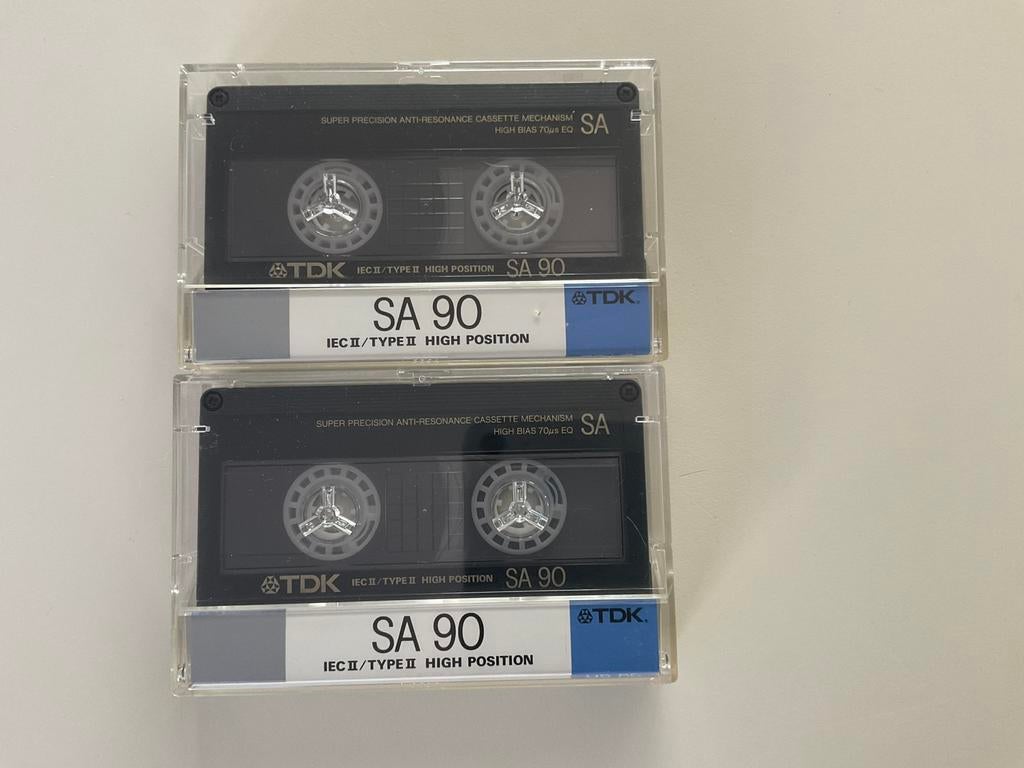 TDK-cassettebandjes SA 90, 2 t/m 25 bandjes, Overige genres, Ophalen of Verzenden, Origineel
