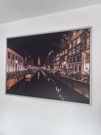 IKEA MYRARP Amsterdam Gracht Foto Lijst 140x100 cm, Ophalen, 125 cm of meer, Zo goed als nieuw, Foto of Poster