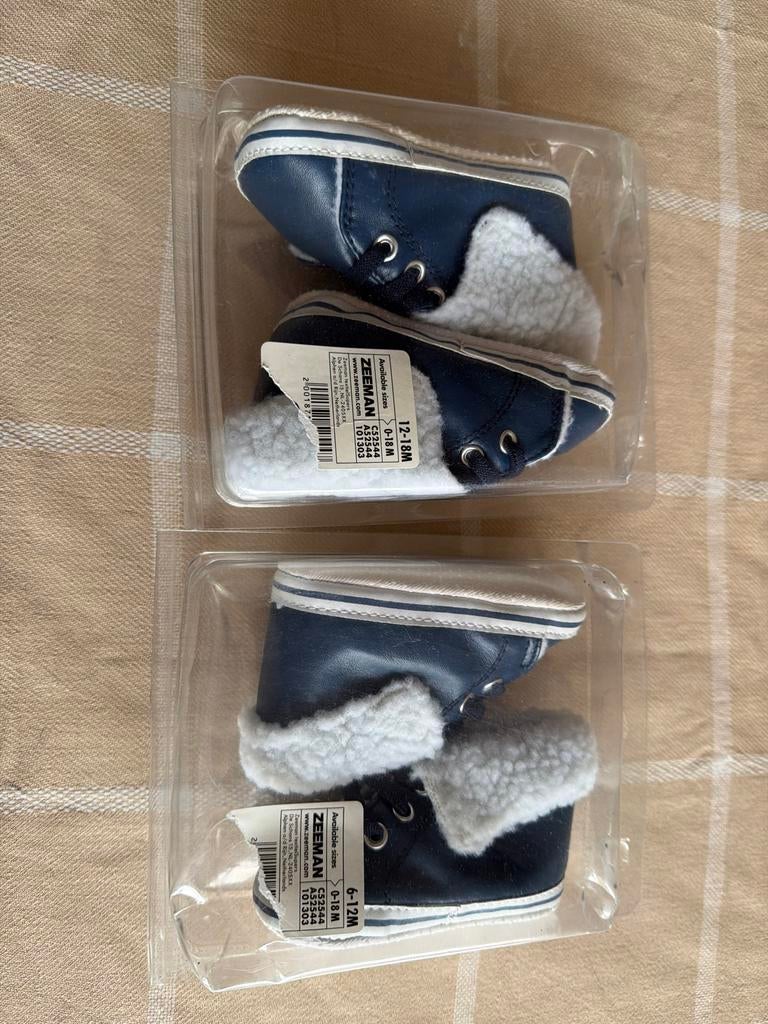 Nieuwe Zeeman babyschoentjes/slofjes (2 paar), Ophalen of Verzenden, Nieuw, Jongetje of Meisje, Slofjes