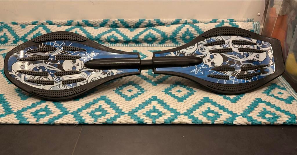 Waveboard blauw, Ophalen of Verzenden, Gebruikt, Waveboard