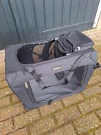 Hondenbench, hondenreistas 60x42x42 zwart, Dieren en Toebehoren, Ophalen of Verzenden, Nieuw