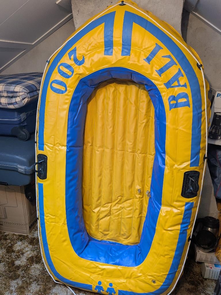 Te koop mooie rubber boot 2 personen, Watersport en Boten, Kano's, Ophalen, Gebruikt, Overige typen, Twee personen