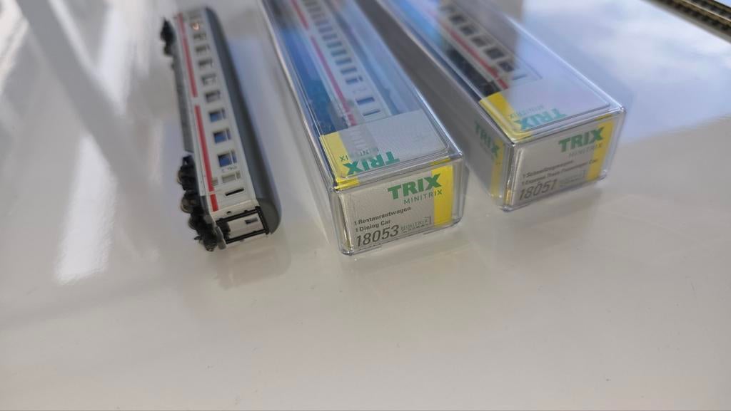 Minitrix 18051 18053 18054, Gelijkstroom, Trix, Wagon, Ophalen of Verzenden