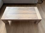 Massief eikenhouten salontafel, Huis en Inrichting, Tafels | Salontafels, Ophalen, 100 tot 150 cm, 50 tot 100 cm, Zo goed als nieuw