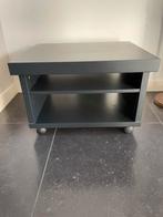 Zwarte rol tafel/ TV meubel/ printer tafel, Huis en Inrichting, Ophalen, Gebruikt, 50 tot 100 cm, Minder dan 100 cm