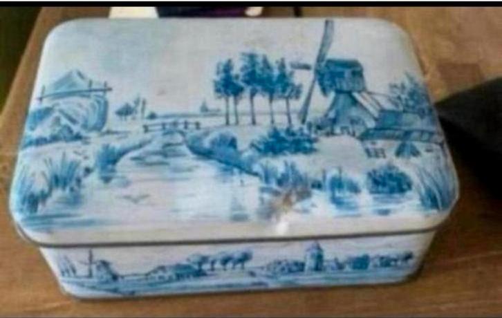 Oude Blik(ken) / Koekblik- Koek Blik / Kerst Blikken etc, Verzamelen, Blikken, Gebruikt, Overige, Ophalen of Verzenden