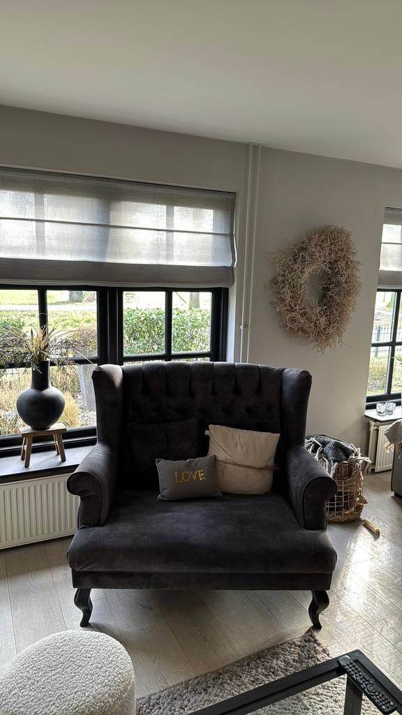 Landelijke  Loveseat, Tweepersoons, 75 tot 100 cm, Ophalen of Verzenden, Minder dan 150 cm