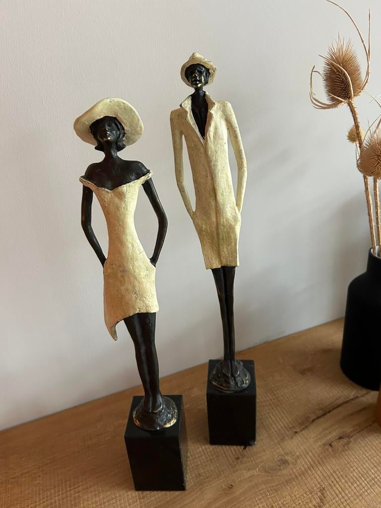 Twee moderne sculpturen, Ophalen of Verzenden