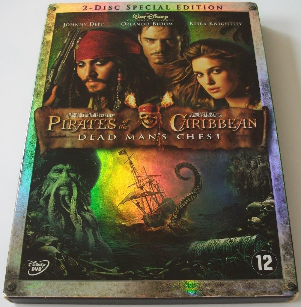 Dvd *** PIRATES OF THE CARIBBEAN 2 *** Walt Disney, Avontuur, Boxset, Ophalen of Verzenden, Zo goed als nieuw