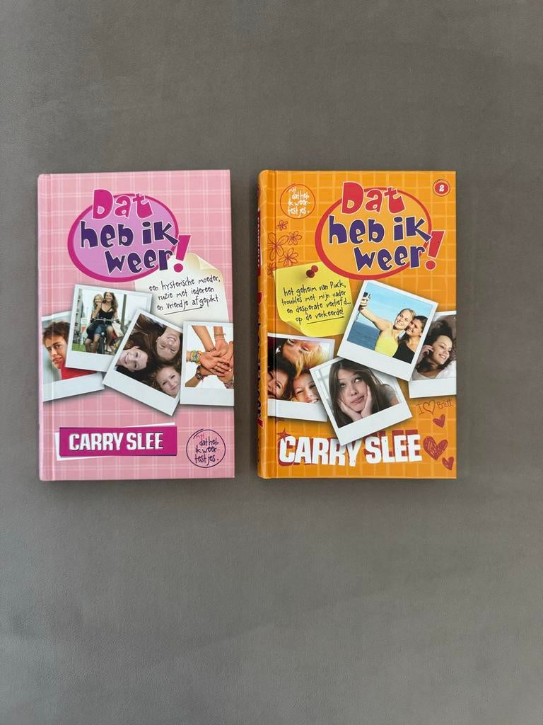 Dat heb ik weer! - Carry Slee (deel 1 & 2), Boeken, Ophalen of Verzenden, Zo goed als nieuw, Fictie