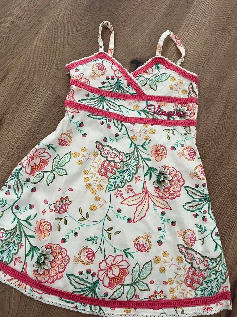 Vingino jurk maat 2, Kinderen en Baby's, Babykleding | Maat 80, Verzenden, Zo goed als nieuw, Meisje, Jurkje of Rokje