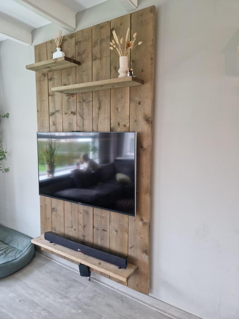 Televisie wandmeubel, Huis en Inrichting, Kasten | Wandmeubels, Ophalen, Zo goed als nieuw, 25 tot 50 cm, Minder dan 100 cm