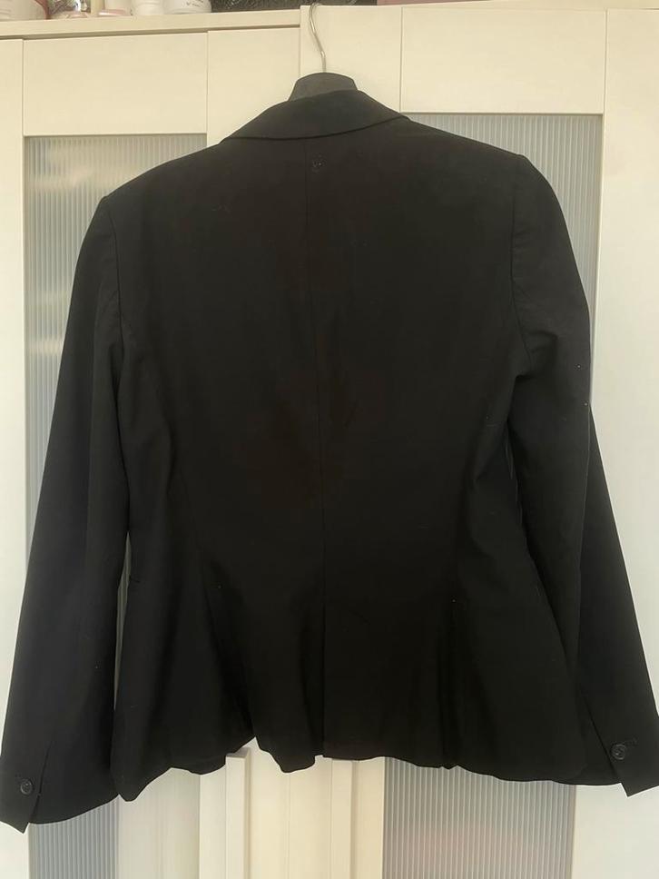 Zwarte Zara Blazer, Kleding | Dames, Jasjes, Kostuums en Pakken, Zo goed als nieuw, Jasje, Maat 38/40 (M), Zwart, Ophalen of Verzenden