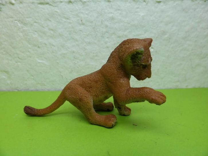 Schleich 14377 leeuw welp, dierfiguur, Verzamelen, Dierenverzamelingen, Zo goed als nieuw, Beeldje of Figuurtje, Wild dier, Ophalen of Verzenden