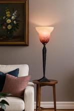 Art Deco vintage lamp pate de verre, Ophalen of Verzenden