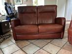 Leren Prominent Bankstel Gratis af te halen, Huis en Inrichting, Banken | Bankstellen, Ophalen, Gebruikt, 150 tot 200 cm, Rechte bank