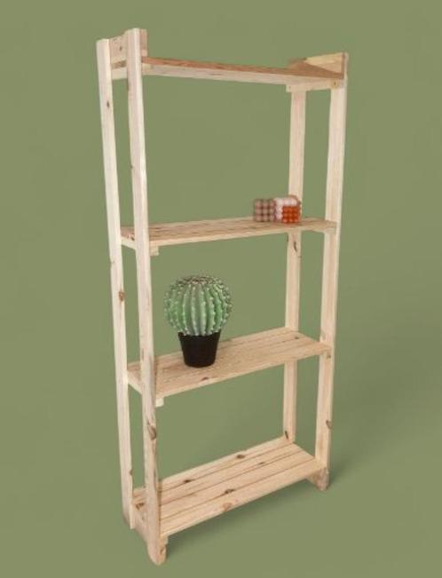 houten opbergrek, Huis en Inrichting, Kasten | Wandmeubels, Nieuw, Minder dan 100 cm, Minder dan 150 cm, 25 tot 50 cm, Ophalen