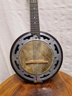 8-snarige Mandoline-Banjo | ca. 1900–1930 | Huidvel, Gebruikt, Mandolinebanjo, Onbekend, Ophalen of Verzenden