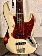 Del-Tone Jazz Bass ‘60 OW over SB relic (gelijk Fender CS), Muziek en Instrumenten, Snaarinstrumenten | Gitaren | Bas, Ophalen of Verzenden