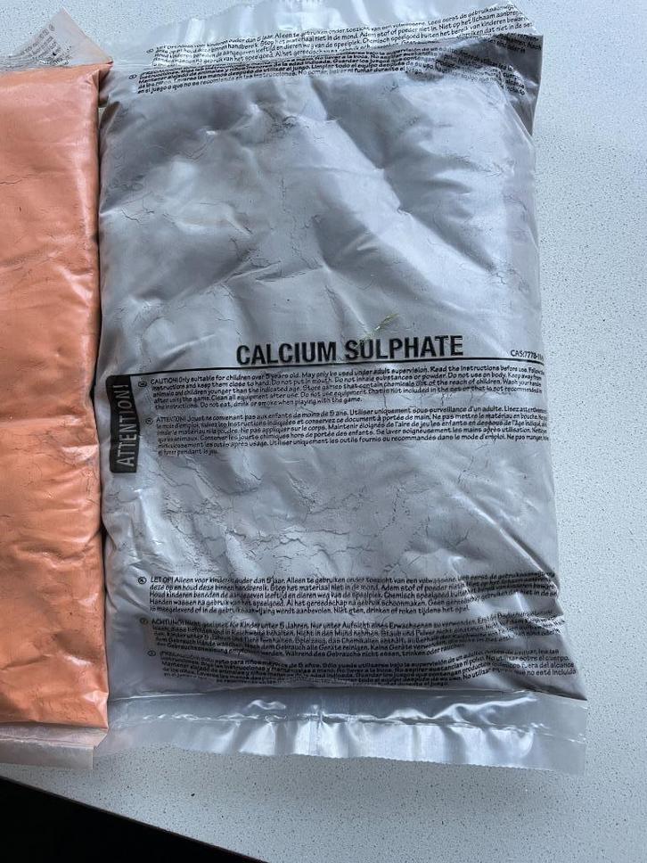 SES gips voor mallen, gieten (850 gram), Hobby en Vrije tijd, Knutselen, Nieuw, Materiaal, Ophalen of Verzenden