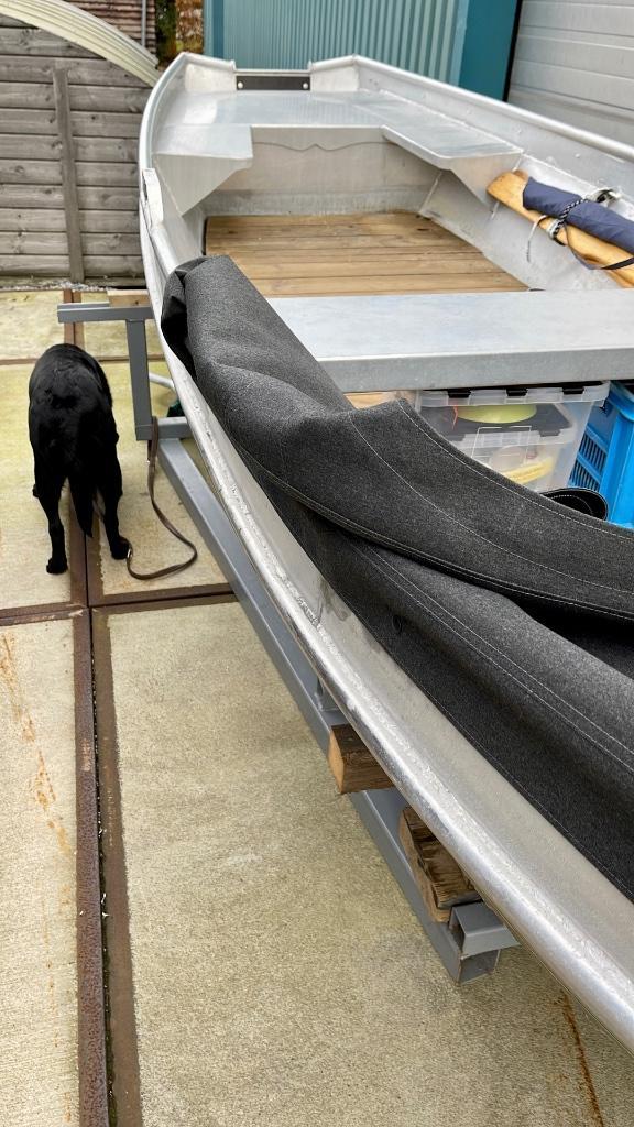 Weteringse Punter 5,5 meter Aluminium 4mm dik, Watersport en Boten, Hengelsport | Algemeen, Gebruikt, Overige typen, Ophalen