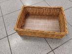 rieten mand, Huis en Inrichting, Woonaccessoires | Schalen en Manden, Ophalen, Rechthoekig, Riet