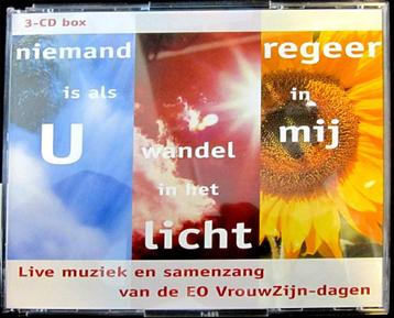 3-CD BOX met geestelijke muziek beschikbaar voor biedingen
