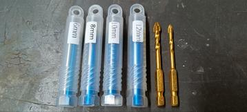 Tegelboortjes tegelboren Set - 6mm, 8mm, 10mm, 12mm + Extra beschikbaar voor biedingen