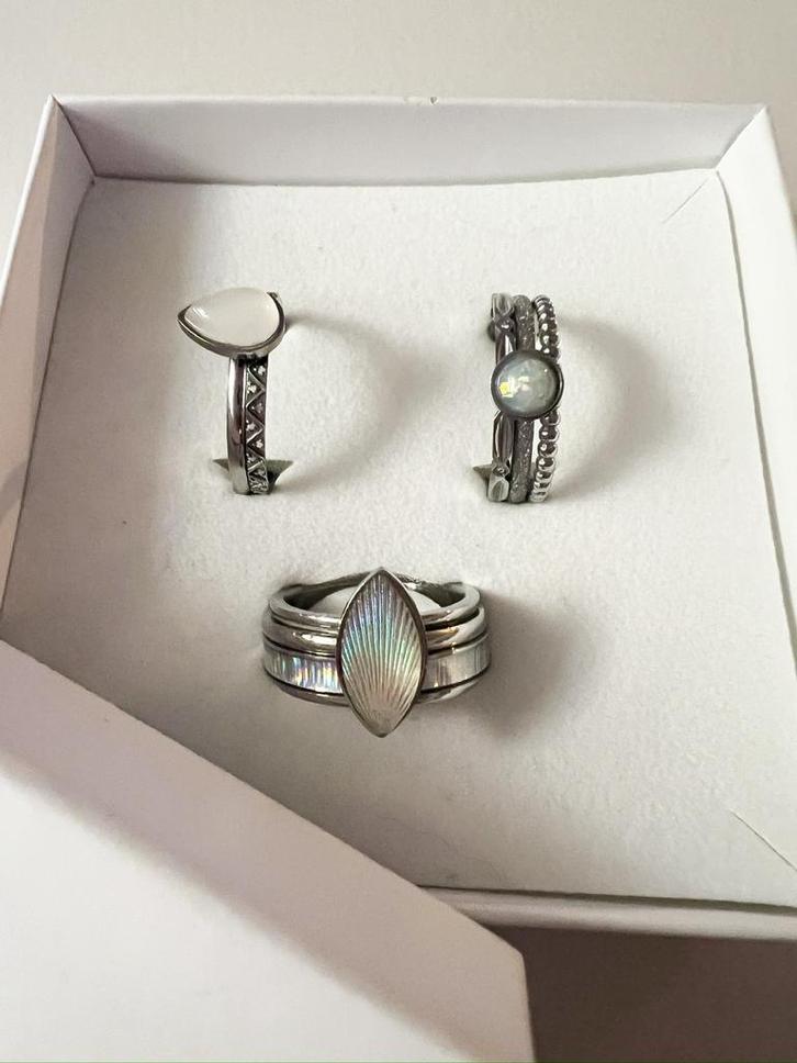 IXXXI aanschuif ringen maat 18, Sieraden, Tassen en Uiterlijk, Ringen, Zo goed als nieuw, Ophalen of Verzenden