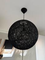 Twee Zwarte bol lamp voor sfeervolle verlichting, Huis en Inrichting, Lampen | Hanglampen, Ophalen, Zo goed als nieuw, Metaal
