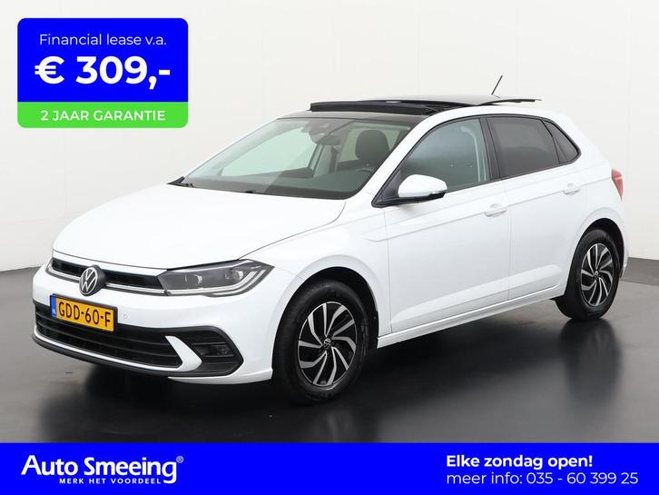 Volkswagen Polo 1.0 TSI Life DSG | Schuifdak | Matrix LED |, Auto's, Volkswagen, Bedrijf, Te koop, Polo, ABS, Achteruitrijcamera