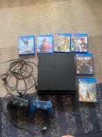 PS4 met 2 controllers en 6 games, Spelcomputers en Games, Spelcomputers | Sony PlayStation 4, Ophalen, Met 2 controllers, Original