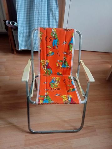 Vintage camping Bakkum tuinstoeltje kleuter clown retro  beschikbaar voor biedingen