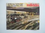 Marklin brochure: die neuheiten 1983 fahren ein. Goede staat, Hobby en Vrije tijd, Modeltreinen | H0, Gebruikt, Gelijkstroom, Verzenden