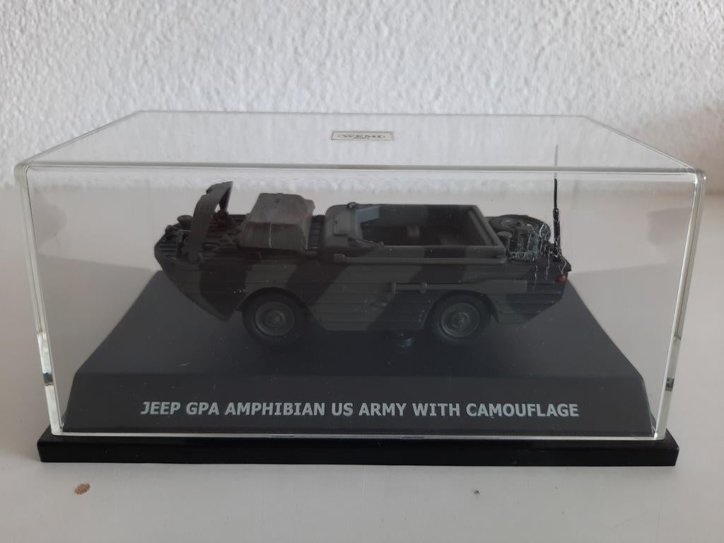 Wemi Jeep GPA Amfibievoertuig US Army Camouflage, Hobby en Vrije tijd, Ophalen of Verzenden, Zo goed als nieuw, Auto, Overige merken