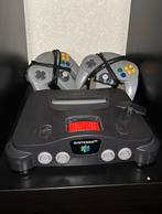Nintendo 64 • grijs • expansion pack • 4 controllers, Spelcomputers en Games, Spelcomputers | Nintendo 64, Ophalen, Zo goed als nieuw