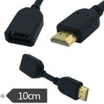 HDMI Kabel - lang 10 cm - Verlengkabel - Kleur Zwart - 0,1 m, Ophalen of Verzenden, Minder dan 2 meter, HDMI-kabel
