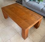 Massief eiken Salontafel, Ophalen, Gebruikt, 100 tot 150 cm, Eikenhout