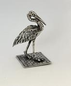 Zilveren Ooievaar miniatuur, Ophalen of Verzenden