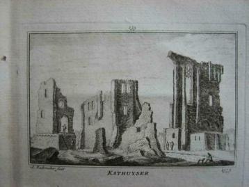 135 / Delft Karthuizer kerk  Kopergravure 18e Eeuw beschikbaar voor biedingen