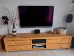 Tv kast 220 cm teakhout massief bezorging mogelijk, Teakhout, Ophalen of Verzenden, Zo goed als nieuw, 200 cm of meer