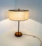 Vintage teakhouten tafellamp, Temde Leuchten ‘60, Huis en Inrichting, Lampen | Tafellampen, Metaal, 50 tot 75 cm, Ophalen of Verzenden