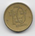 Zweden 10 kronor 1992  KM# 877, Verzenden, Overige landen, Losse munt