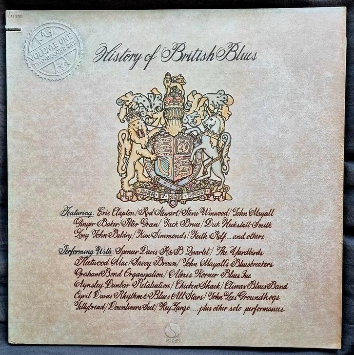 'HISTORY OF BRITISH BLUES (Volume One)' (2LP, US, 1973), Cd's en Dvd's, Vinyl | Jazz en Blues, Blues, Ophalen of Verzenden