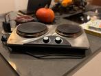 KitchenBrothers Elektrische Kookplaat 2 pitten, 3 kookzones of minder, Ophalen of Verzenden, Zo goed als nieuw, Vrijstaand