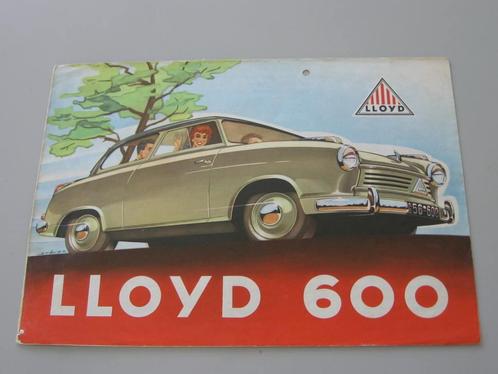 LL 045 Lloyd 600 folder, Boeken, Auto's | Folders en Tijdschriften, Zo goed als nieuw, Overige merken, Ophalen of Verzenden