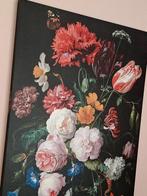 Mooi nieuw groot canvas doek met bloemen 75x115, Ophalen, Nieuw, 125 cm of meer, Schilderij