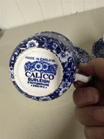 Burleigh Calico Kopjes en Schotels - Set van 2, Huis en Inrichting, Keuken | Servies, Ophalen of Verzenden, Zo goed als nieuw